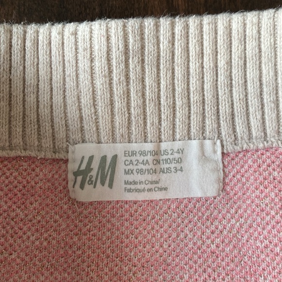 5/$25 Girls H&M sweater skirt 2-4yrs - Picture 2 of 4